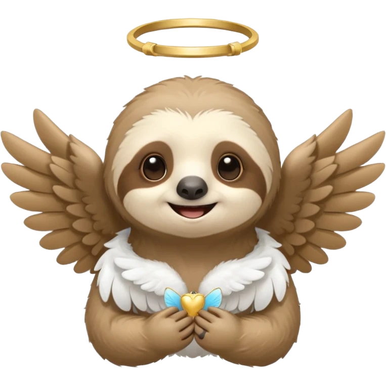 sloth angel emoji