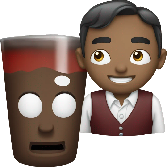 🗿👔🍷 emoji