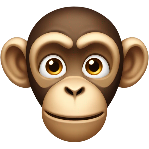 a monkey asking question emoji