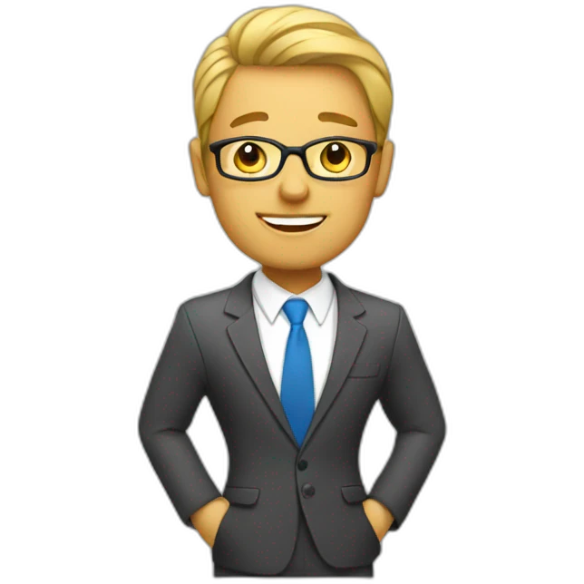 business coach emoji