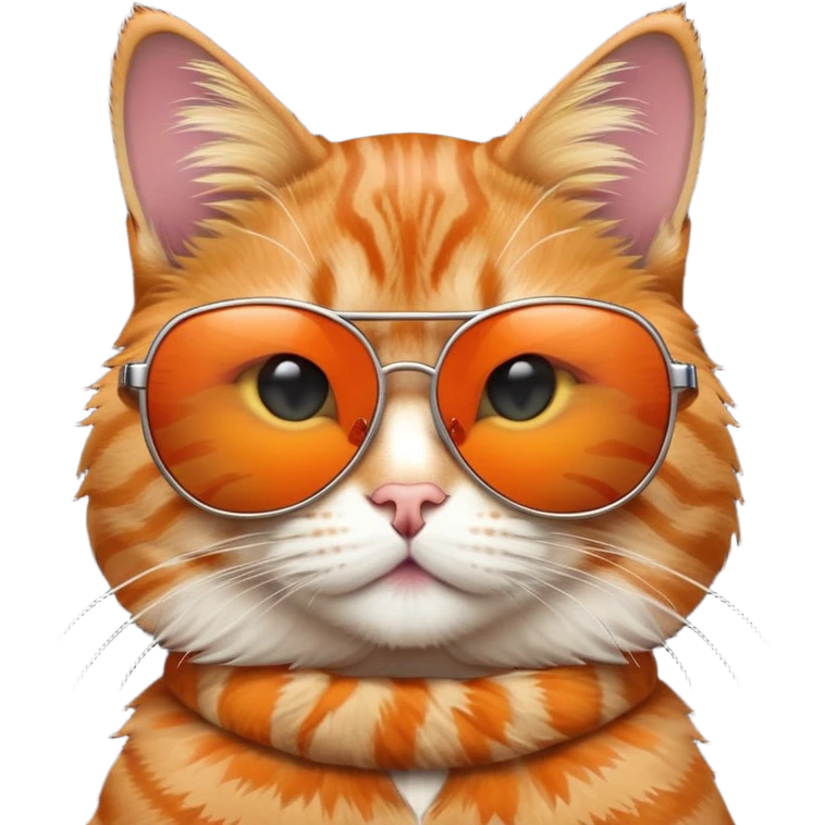 Cat wearing sunglasses emoji