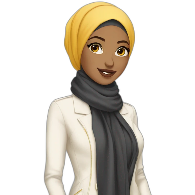 hijabi fashion designer fashionable outlive on fleek emoji