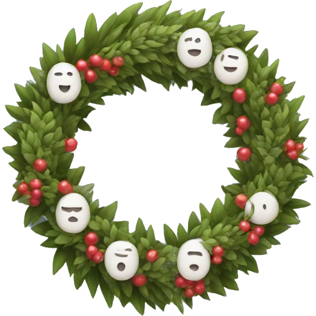 Wreath emoji