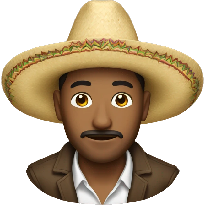 Man with sombrero emoji