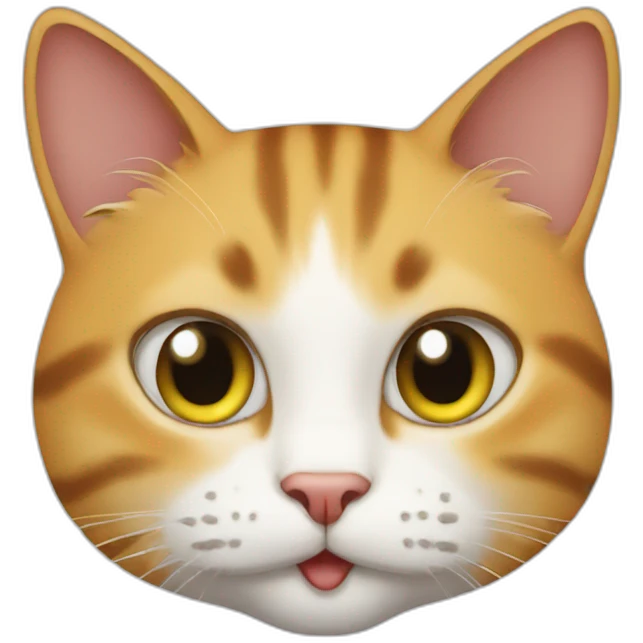 cat with idiot emoji