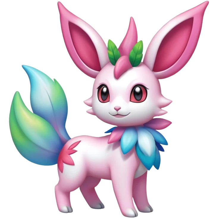 Shiny Exotic Sylveon-Shaymin-Meganium-Hybrid-Creature emoji