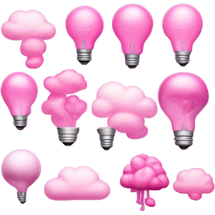 pink thinking emoji