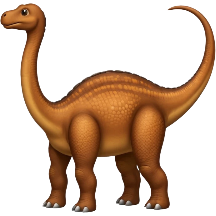 Brown Apatosaurus  emoji