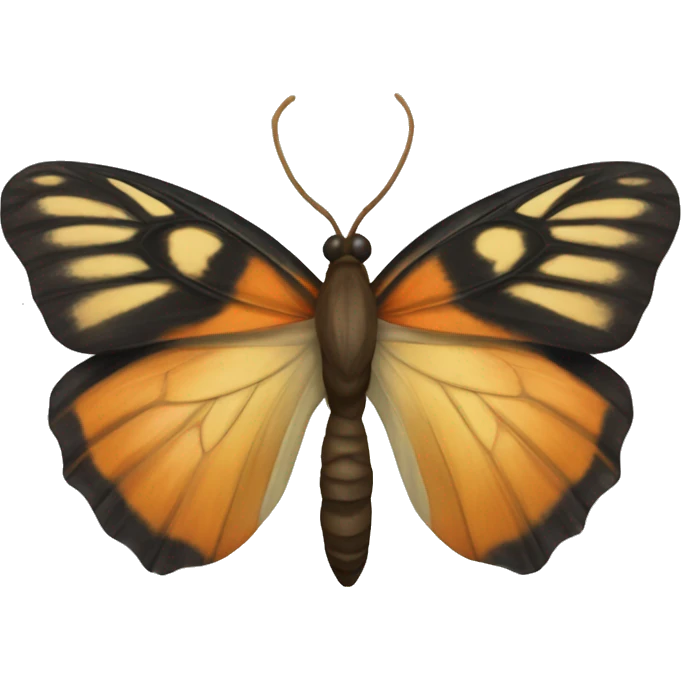 Mariposa monarca emoji