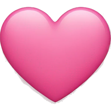 Pink heart emoji