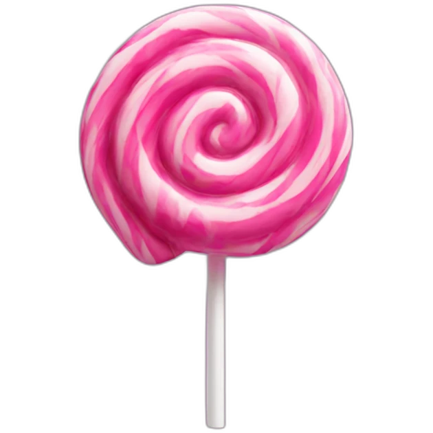 Lollipop pink emoji