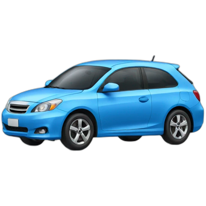 blue car emoji