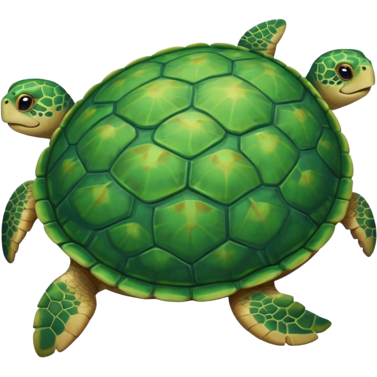 a big and cute sea turtle  emoji