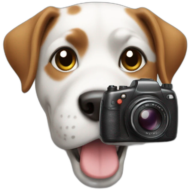 DOG WITH CAMERA emoji