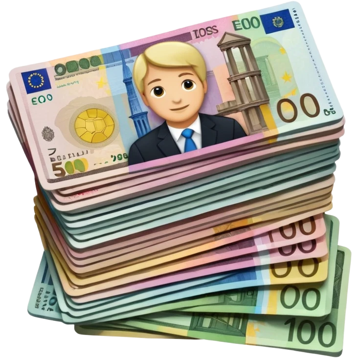 euro bills @emoji emoji