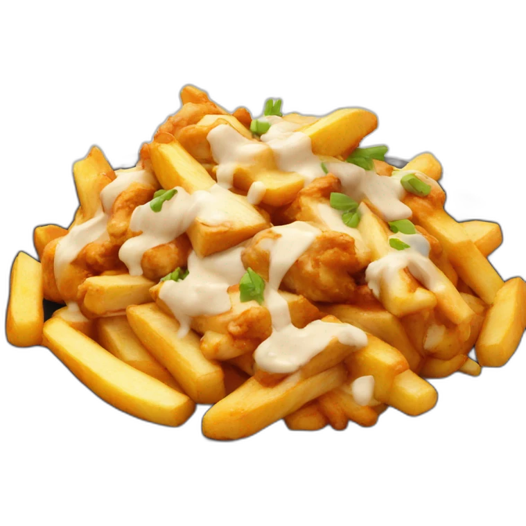 Chicken fusion poutine emoji