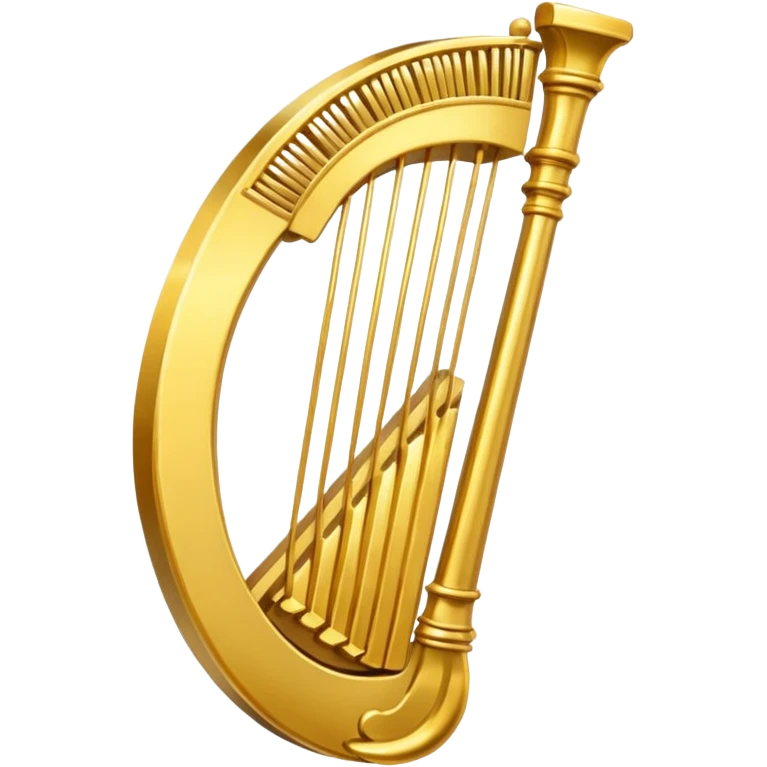 golden lyre emoji
