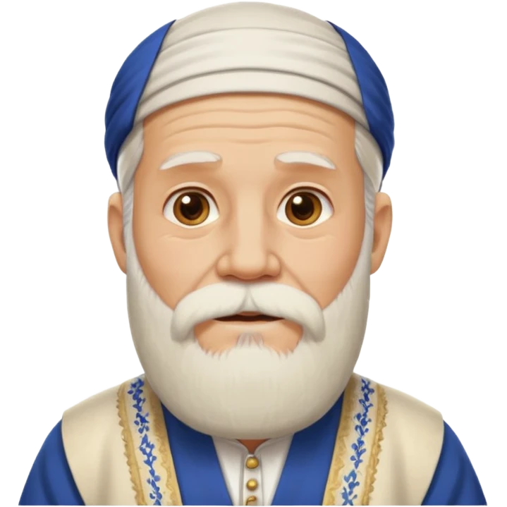 no old man with beard and wearing the traditional cloths  emoji
