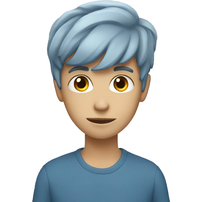 Grey blue  emoji