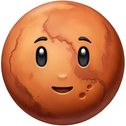 Planet Mars emoji