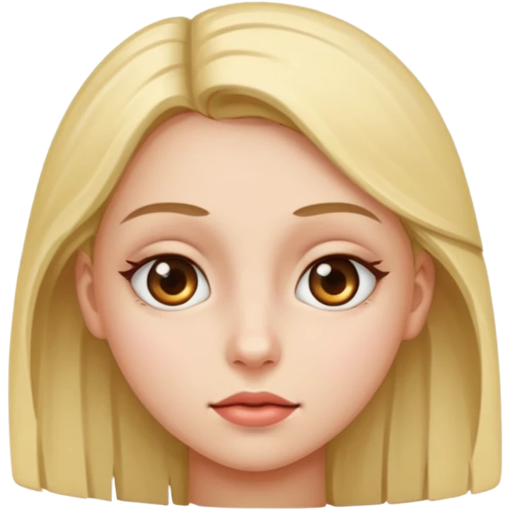 Girl one  eye opened  emoji