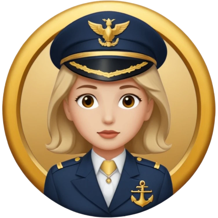 Nacy captain insignia emoji