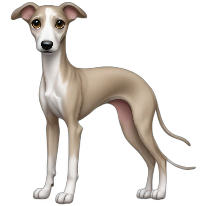whippet puppy full body emoji