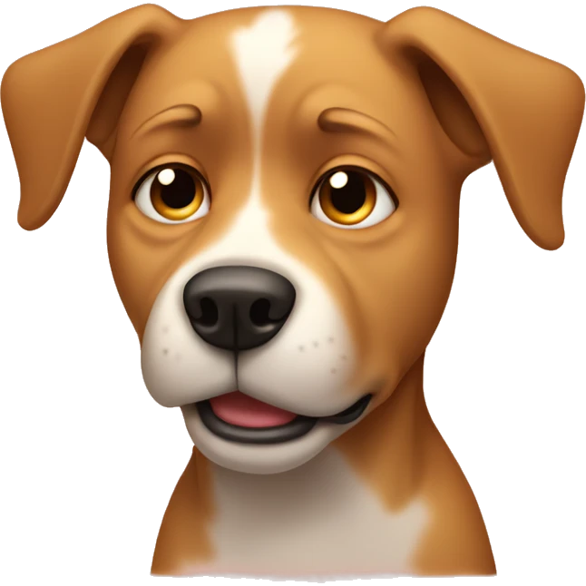 Dog crying emoji