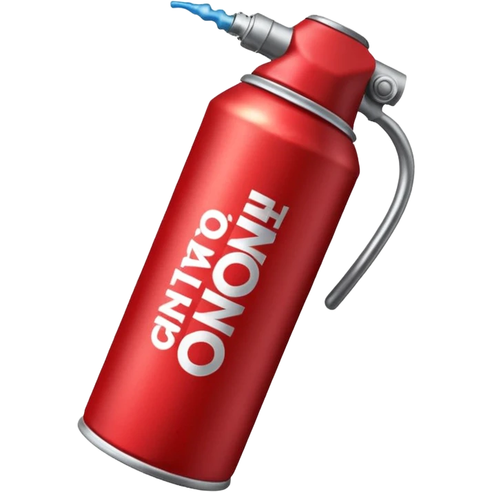 red spray can that says the following specific words *Anti-cornball spray* on it emoji