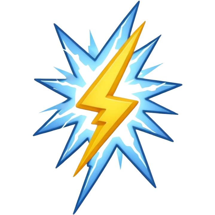 lightning emoji
