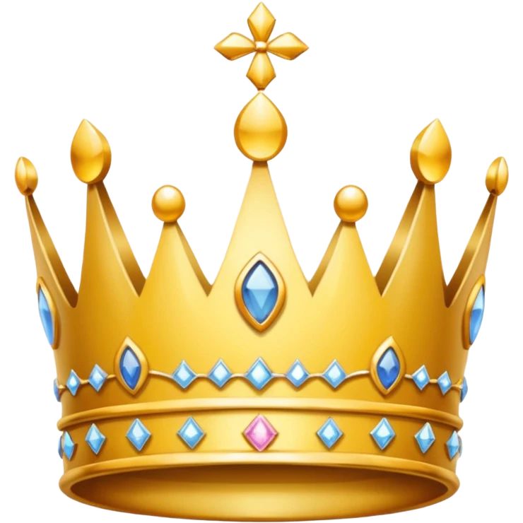 delicate princess crown emoji