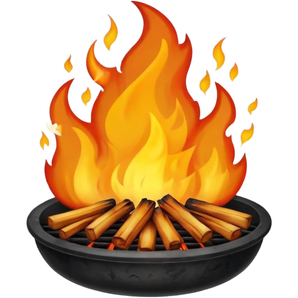 Food on fire  emoji