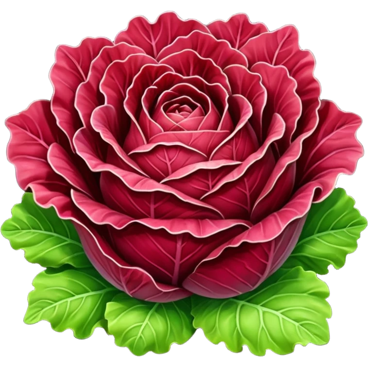 red lettuce emoji