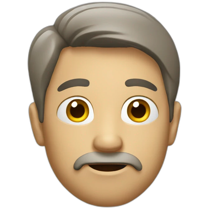 thinking man emoji