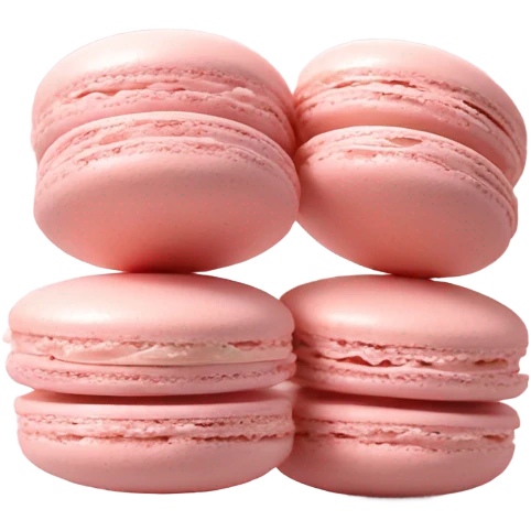 Light pink macarons emoji