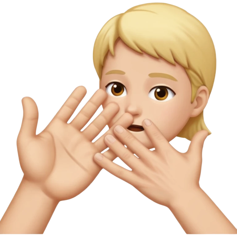 Slapping someone's face. emoji