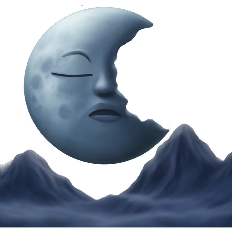 see moon emoji
