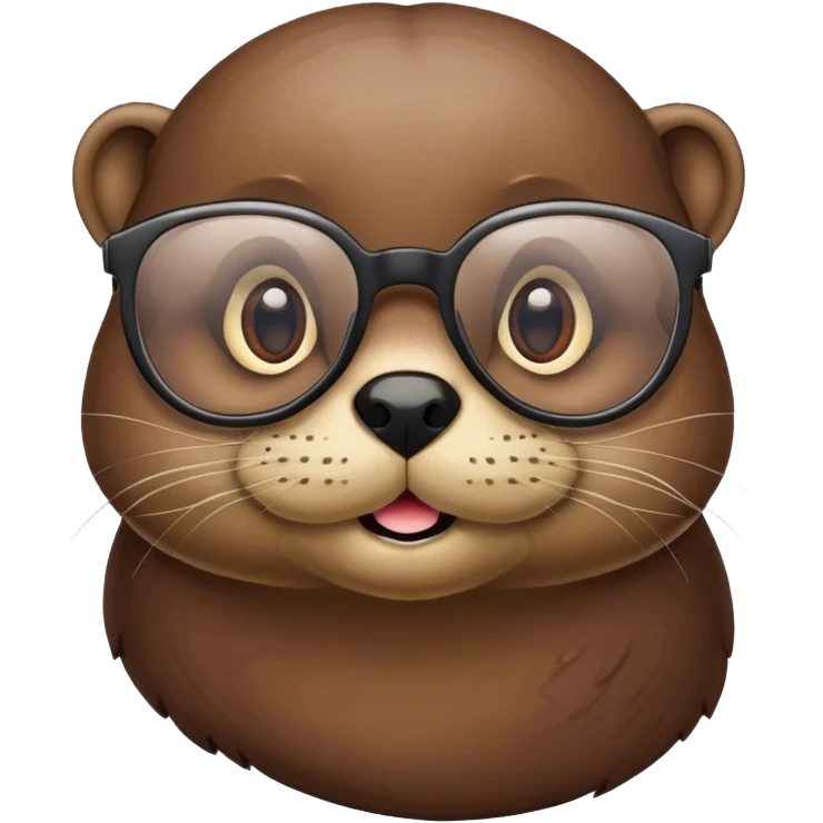 Nerdy Otter emoji