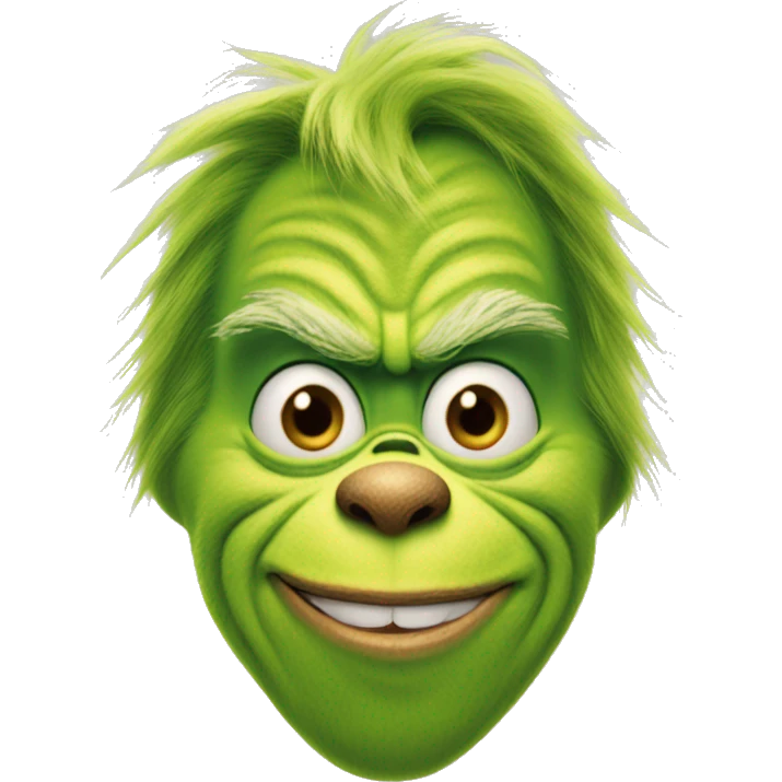The grinch who stole Christmas emoji