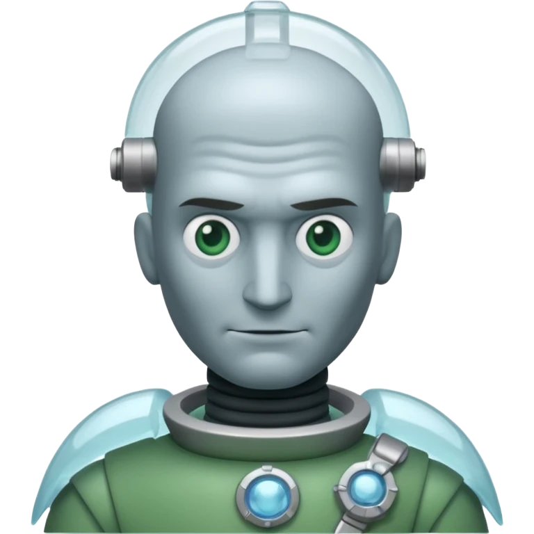 mr freeze with green shirt emoji