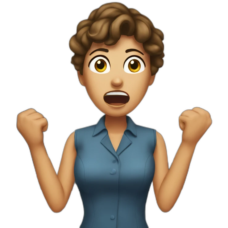 karen yelling at manager emoji