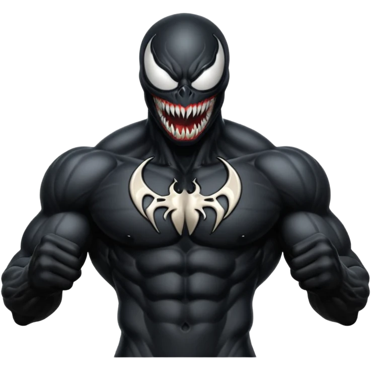 Venom full black emoji