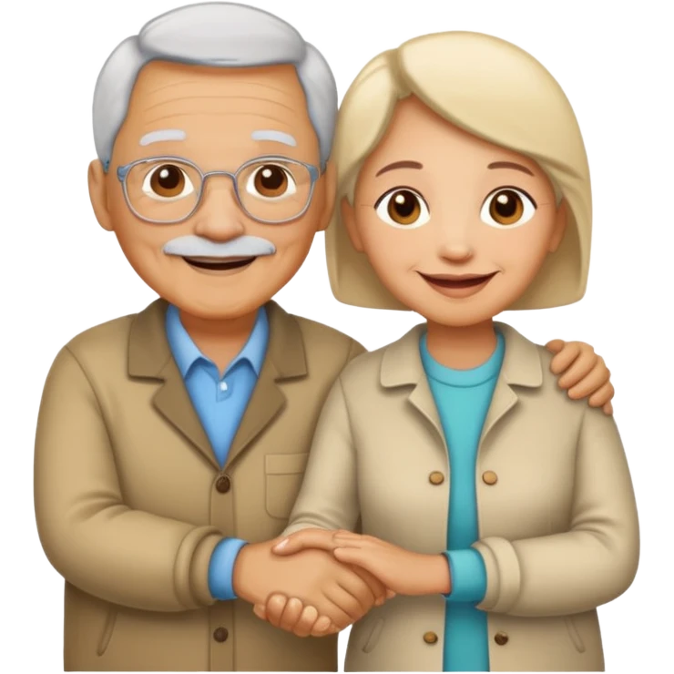  light skin grandparents emoji