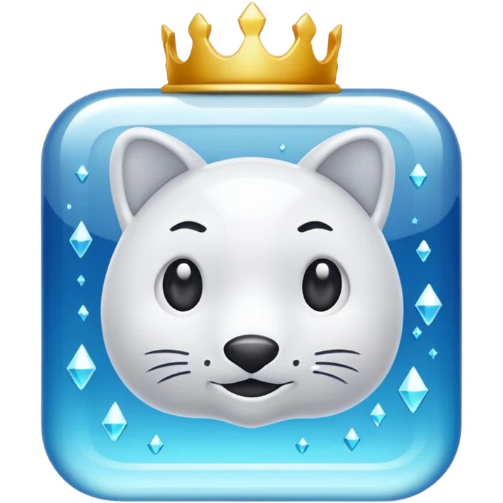 glitter white bank emoji