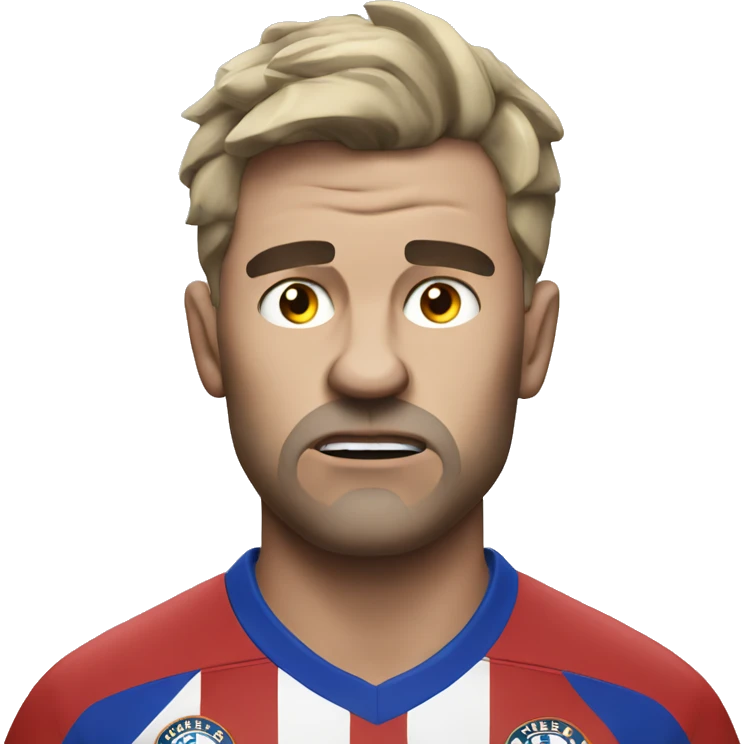 angry guy in a chelsea football top emoji