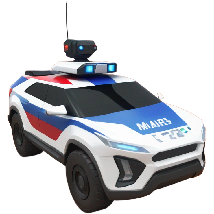 mars police car emoji