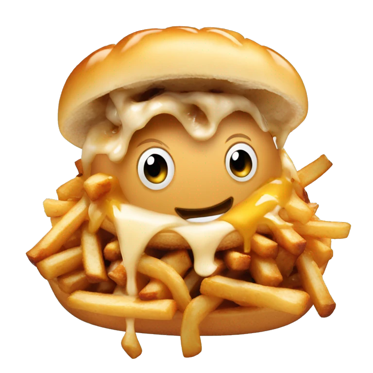 Poutine qui mange emoji