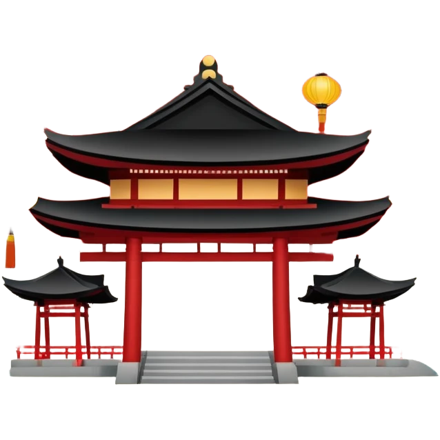🏮🪭🎑⛩️🎆🎇👘 emoji