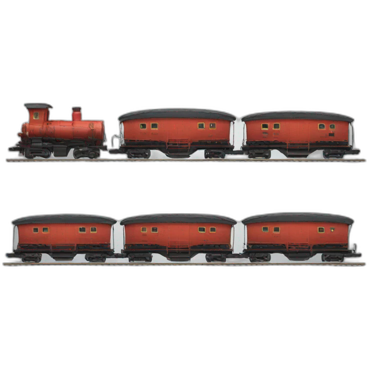 train with wagons emoji