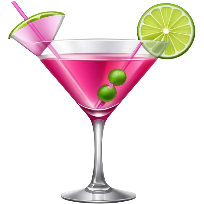 cosmopolitan pink cocktail emoji